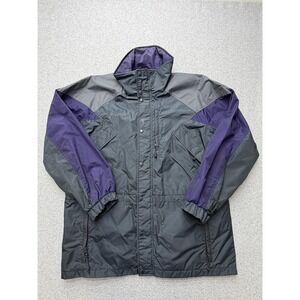 Vintage‎ Columbia Williwaw Jacket Mens Large Gray Hooded Ski Parka Coat 90s